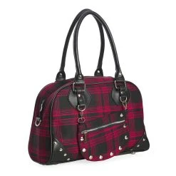 Banned Alternative Handbag - Warren Plaid Red