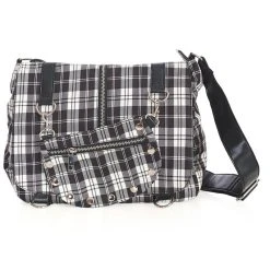 Banned Alternative Shoulder Bag - Twice The Action White