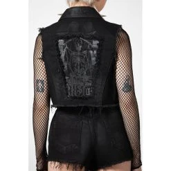 KILLSTAR Denim Vest - Sanctity Patch