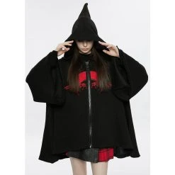 Punk Rave Jacket - Red Moon Poncho